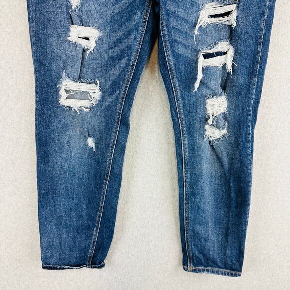 KanCan Womans Sz 15/31 Jeans Distressed Cotton Blend Pockets Blue - Picture 2 of 8